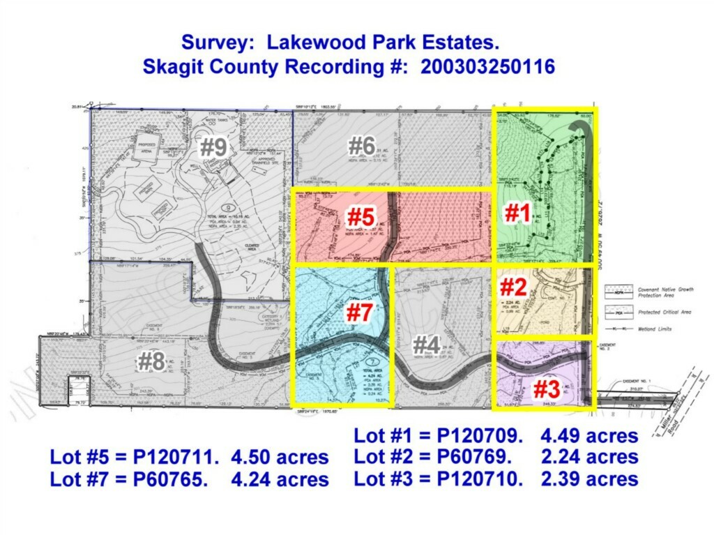 Property Photo:  7lot Lakewood Park Lane  WA 98221 