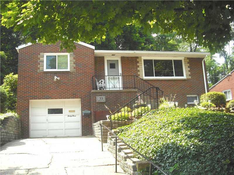 Property Photo:  33 Terrace Drive  PA 15205 