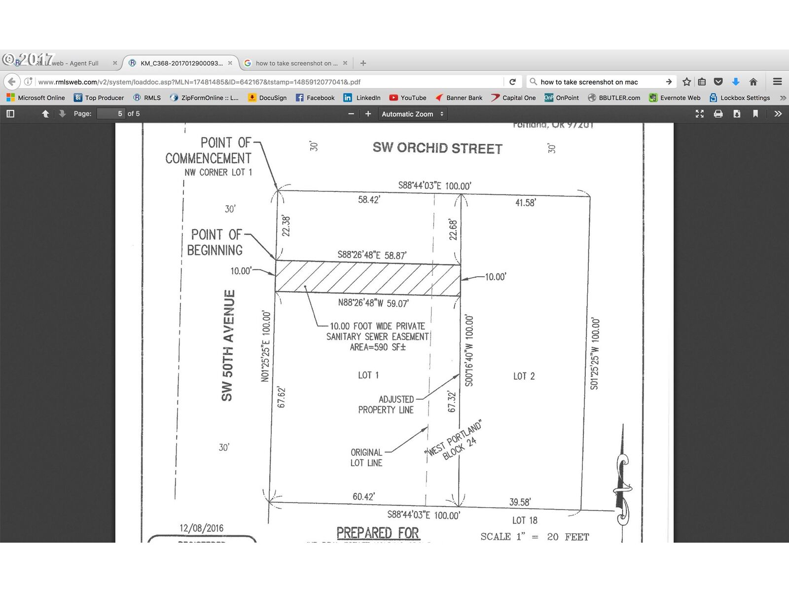 Property Photo: 4922 SW Orchid St OR 97219