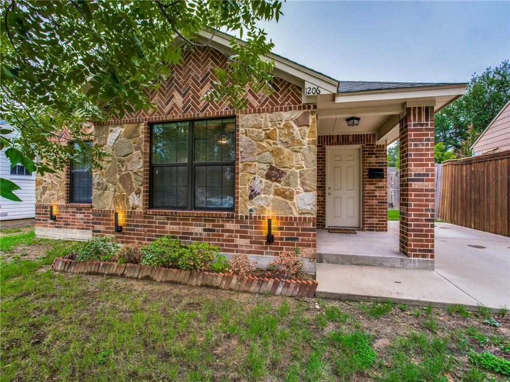 Property Photo: 1206 Melbourne Avenue TX 75224