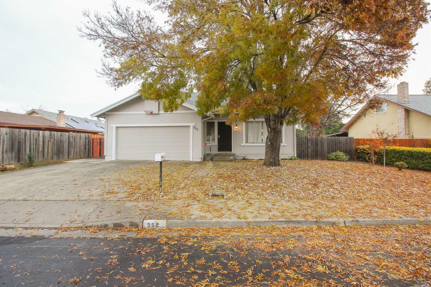 Property Photo:  552 Greenwood Drive  CA 95687 