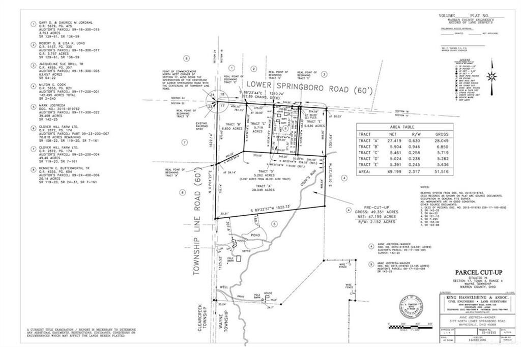Property Photo: Lot E Lower Springboro Road OH 45068