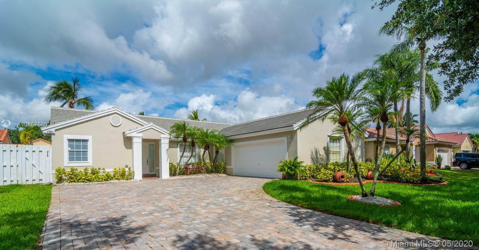 Property Photo:  1960 SW 133rd Ave  FL 33027 