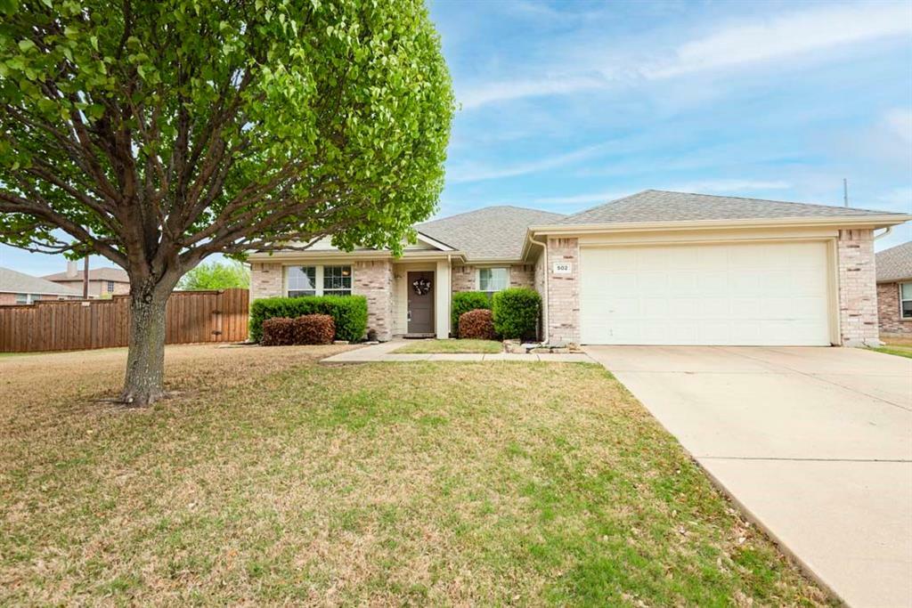 Property Photo:  502 Crenshaw Drive  TX 75098 