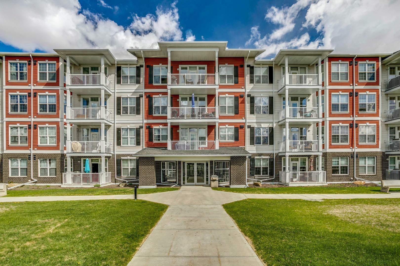 Property Photo: 217, 1 Crystal Green Lane 217 AB T1S 0C5