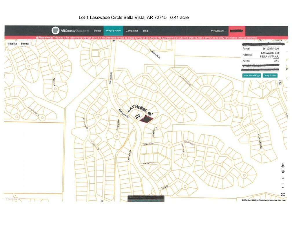 Property Photo:  Lot 1, Block 4 Lasswade Circle  AR 72715 