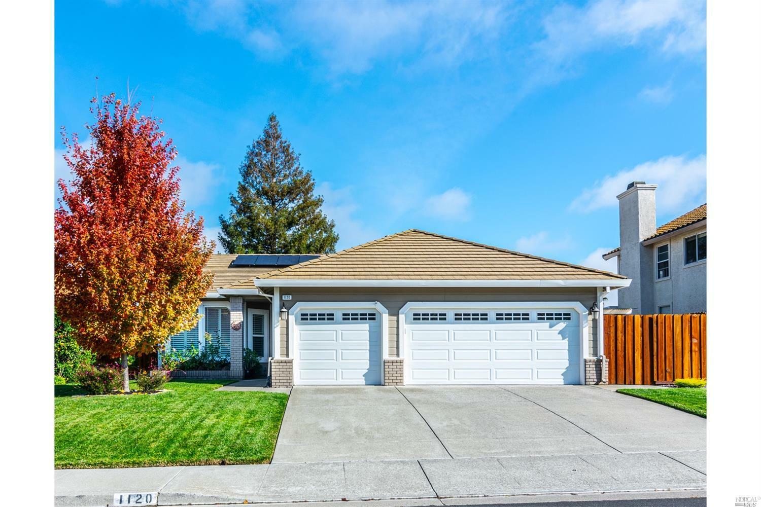 Property Photo:  1120 Beelard Drive  CA 95687 