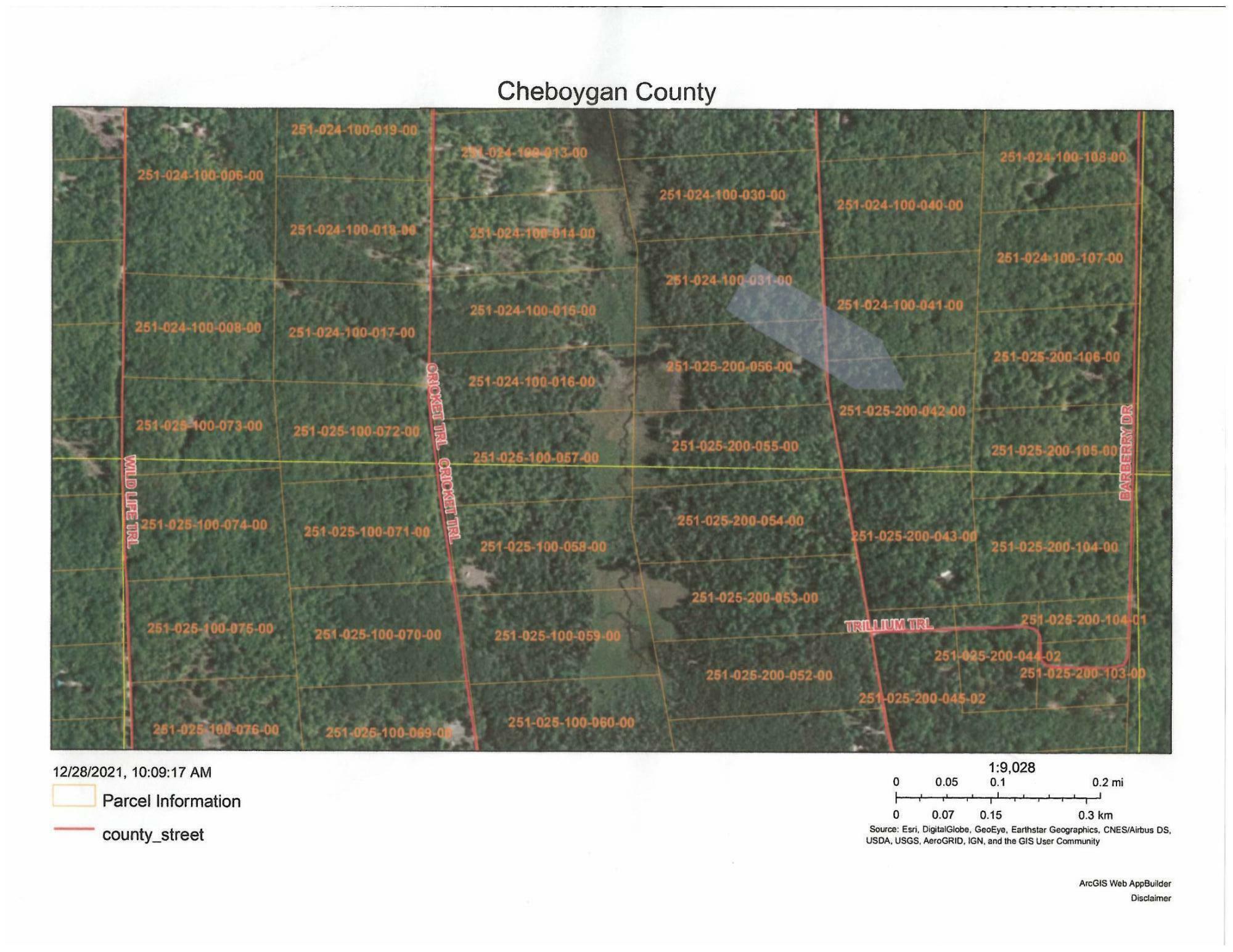 Property Photo: 16115 Bull Run Trail MI 49799