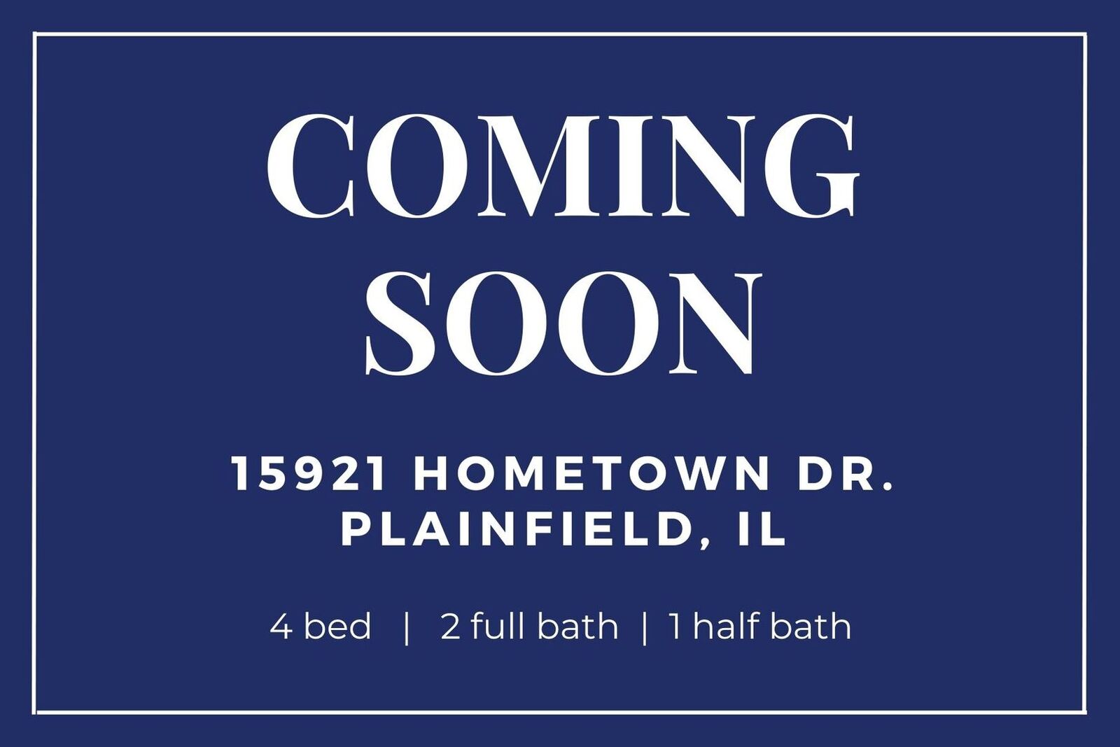 Property Photo:  15921 Hometown Drive  IL 60586 