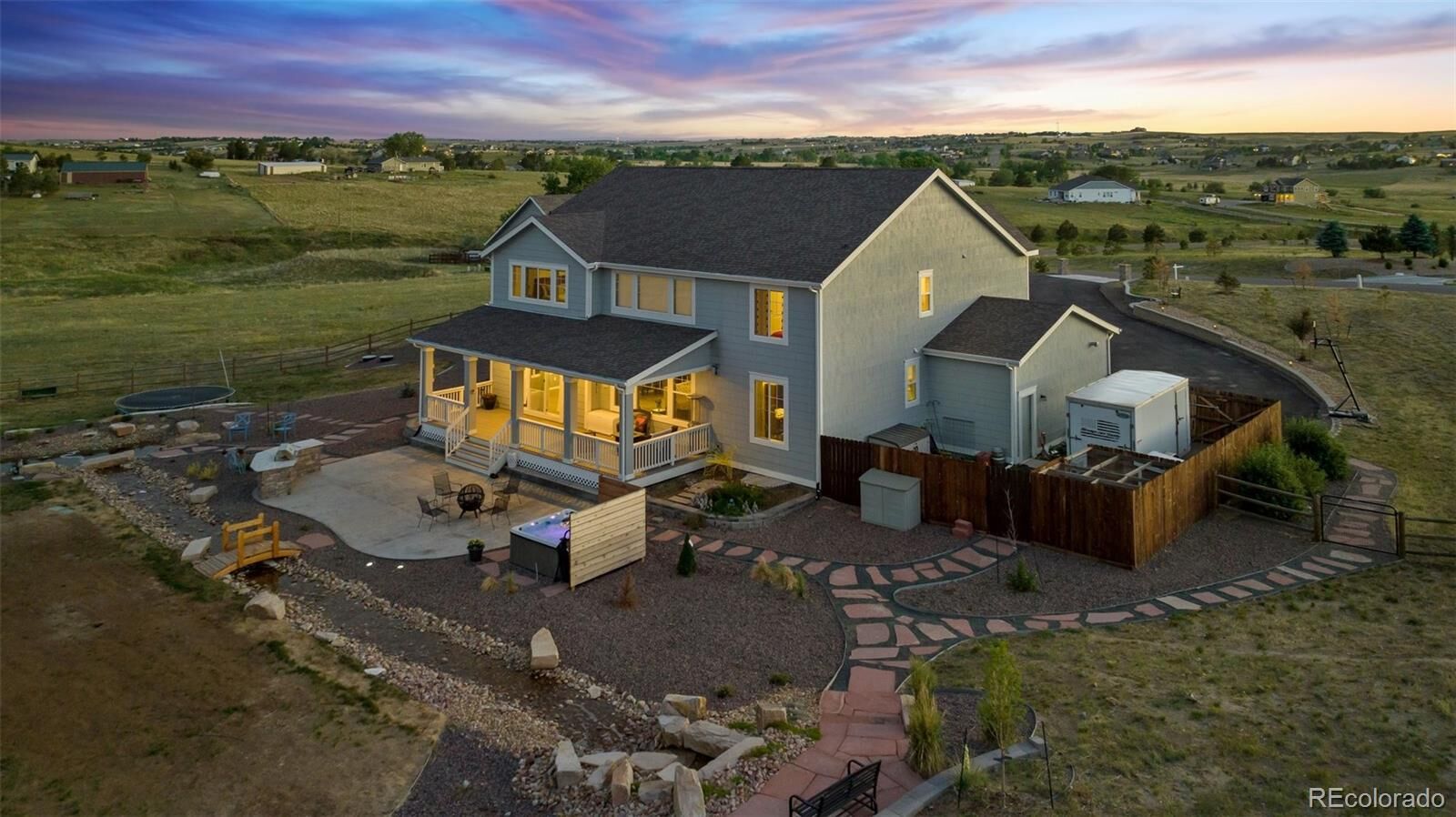 Property Photo:  3434 Antelope Ridge Trail  CO 80138