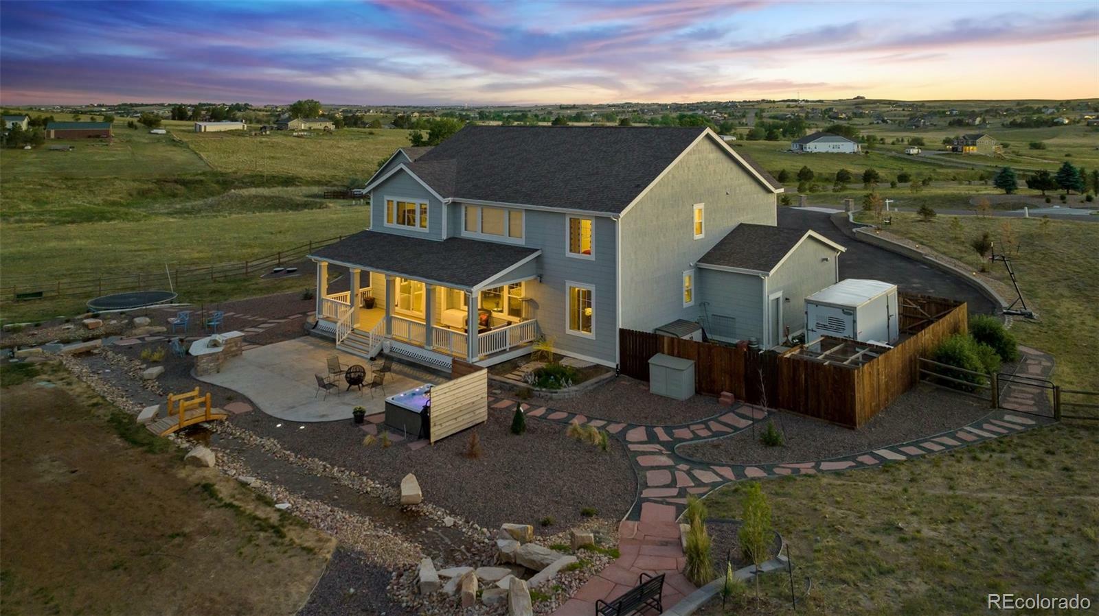 Property Photo: 3434 Antelope Ridge Trail CO 80138