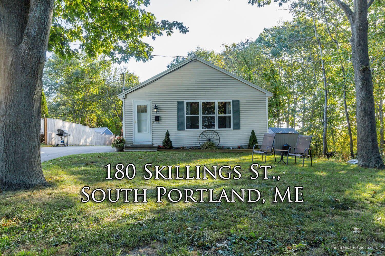 Property Photo: 180 Skillings Street ME 04106