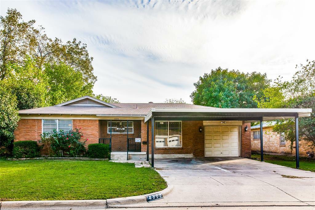 Property Photo:  4808 Ira Street  TX 76117 