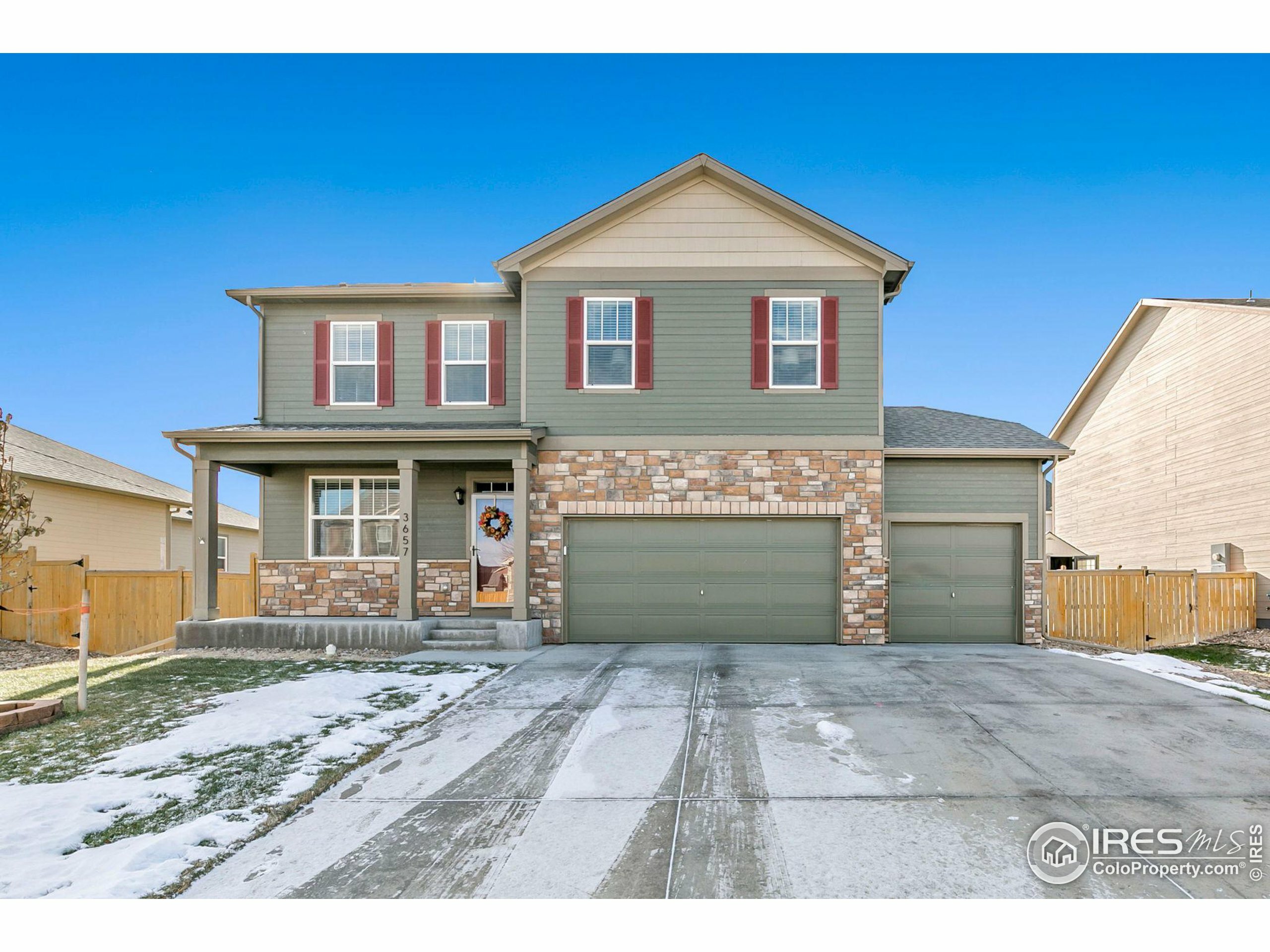 Property Photo: 3657 Torch Lily St CO 80549