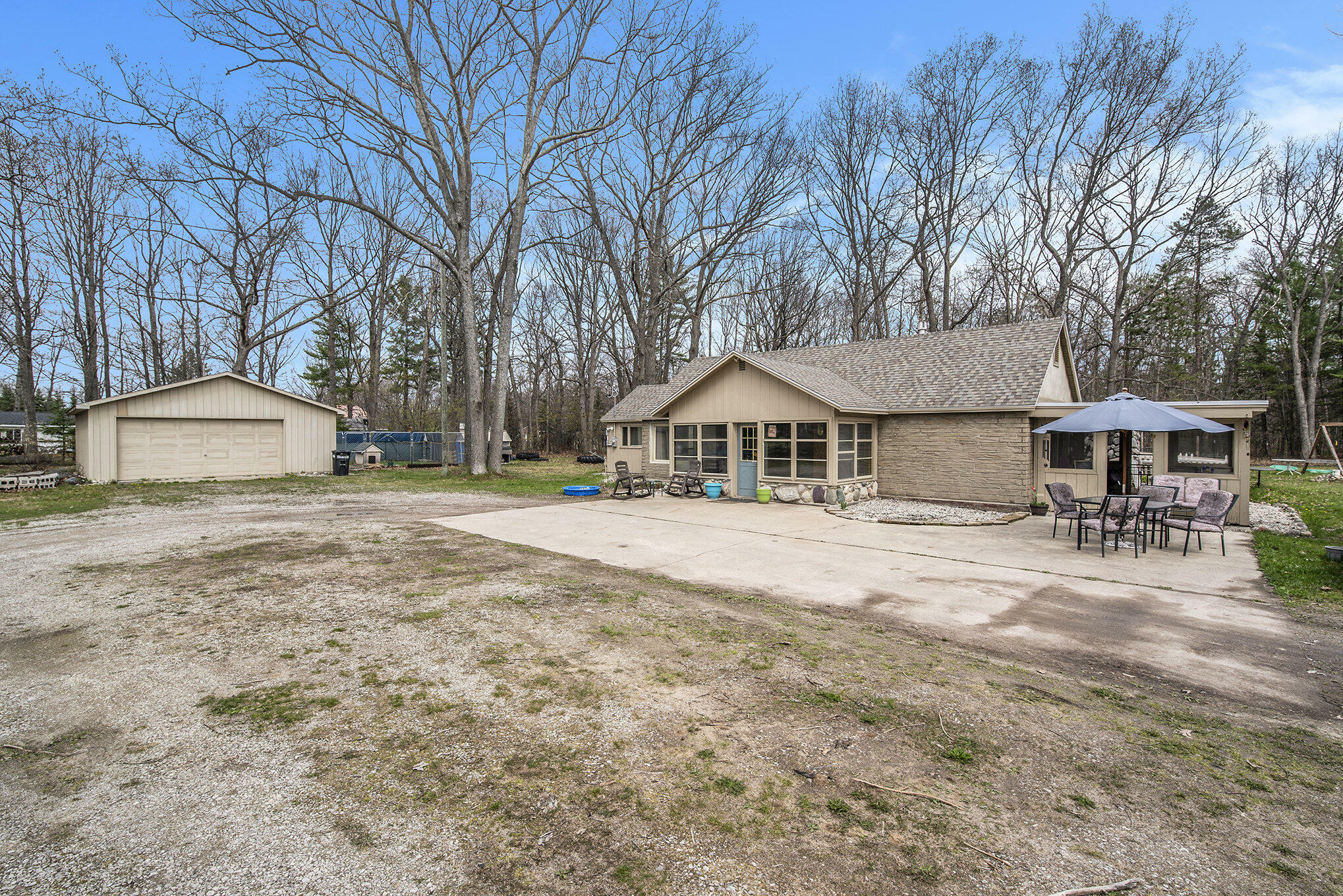 Property Photo:  4731 S Straits Highway  MI 49749 