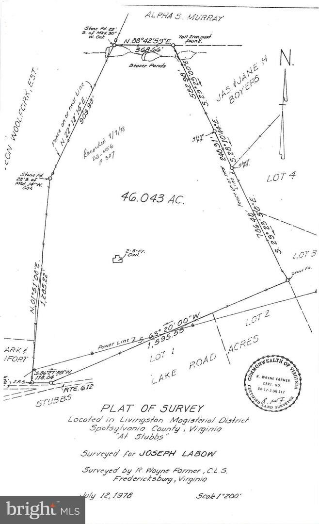 Property Photo:  Stubbs Bridge Road Stubbs Bridge Rd  VA 22551 