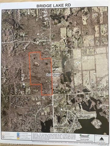 Property Photo: Parcel H Bridge Lake Road MI 48348
