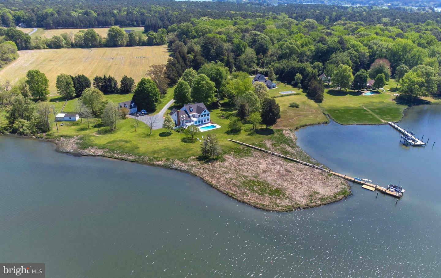 Property Photo:  6694 Hopkins Neck Road  MD 21601 