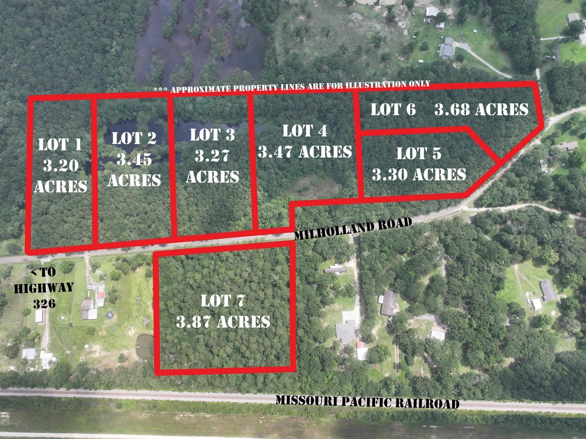 Property Photo:  Lot 6 (Tbd) Millholland Rd.  TX 77659 