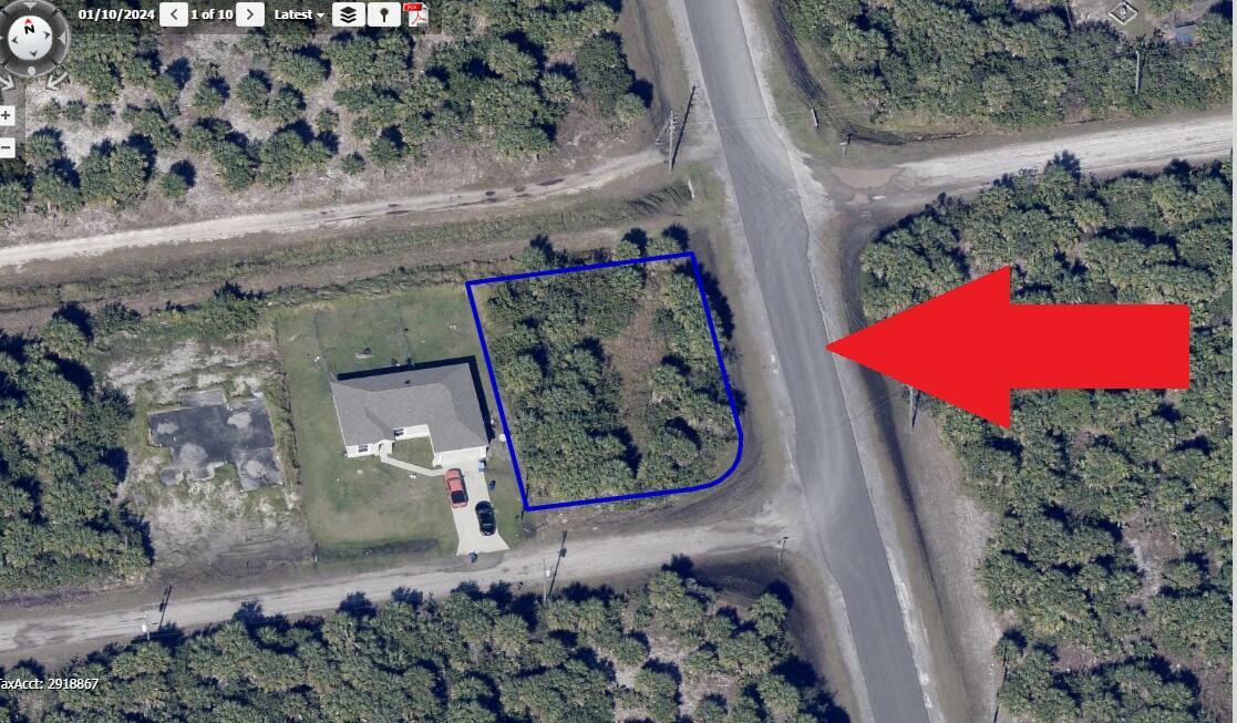 Property Photo:  807 Corner Lot On Robin Street SW  FL 32908 