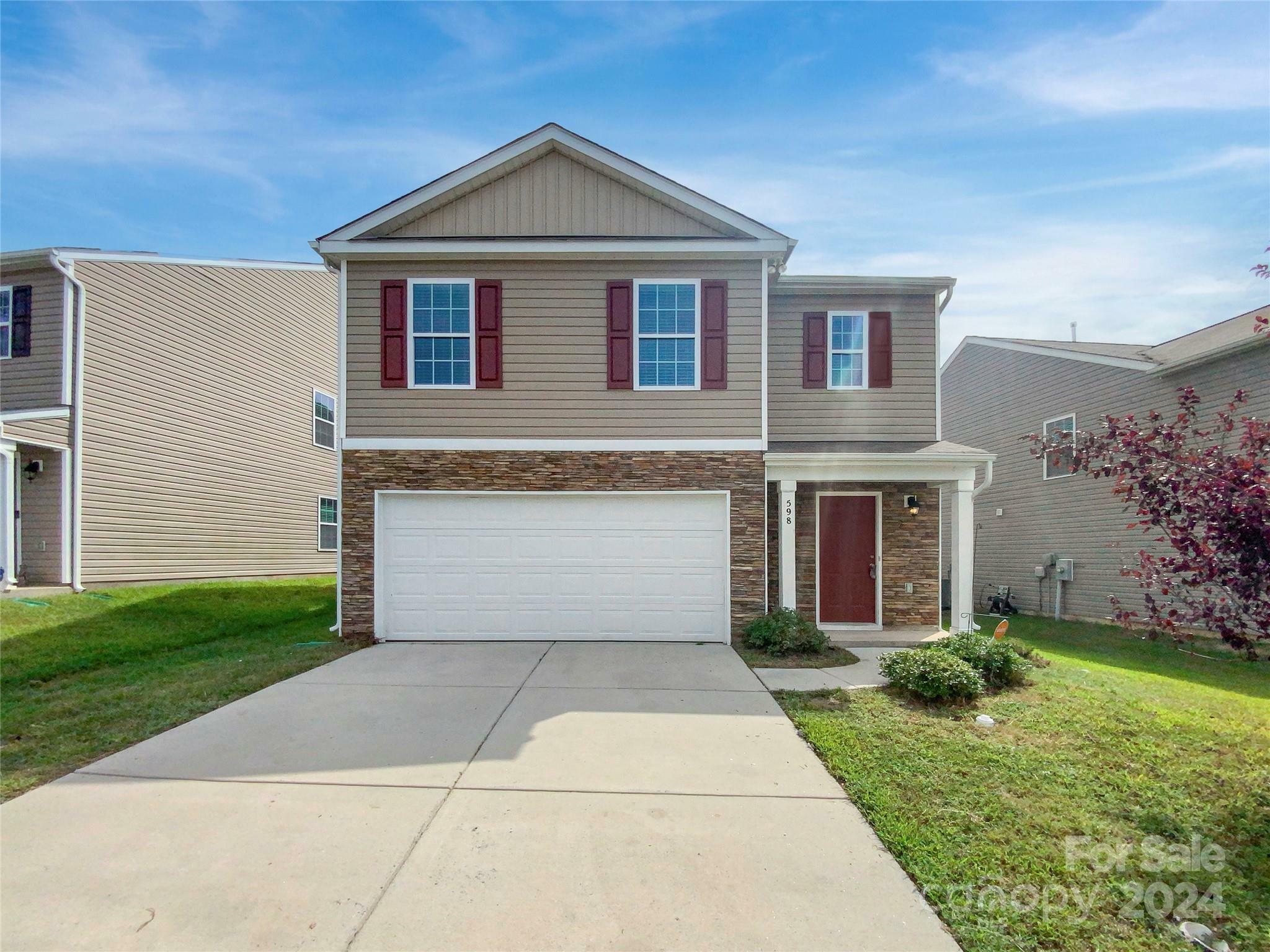 Property Photo: 598 Shellbark Drive NC 28025