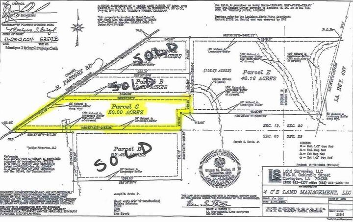 Property Photo:  Parcel C N Factory (Hwy 1080) Road  LA 70437 