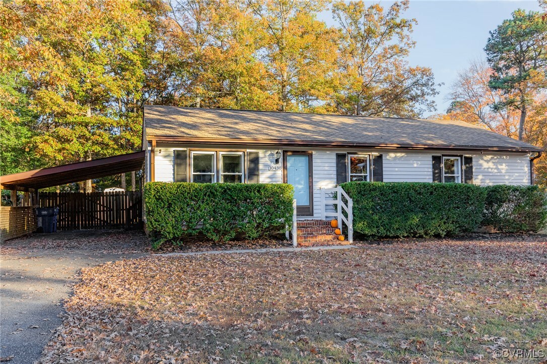 Property Photo: 10430 Rapidan Way VA 23005