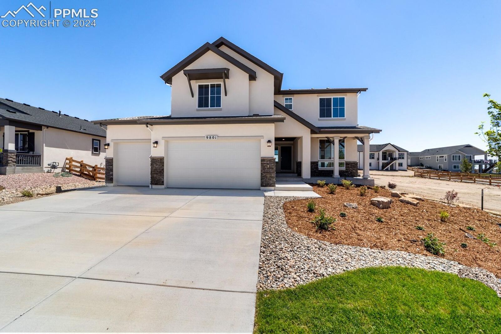 Property Photo: 9801 Bison Valley Trail CO 80908