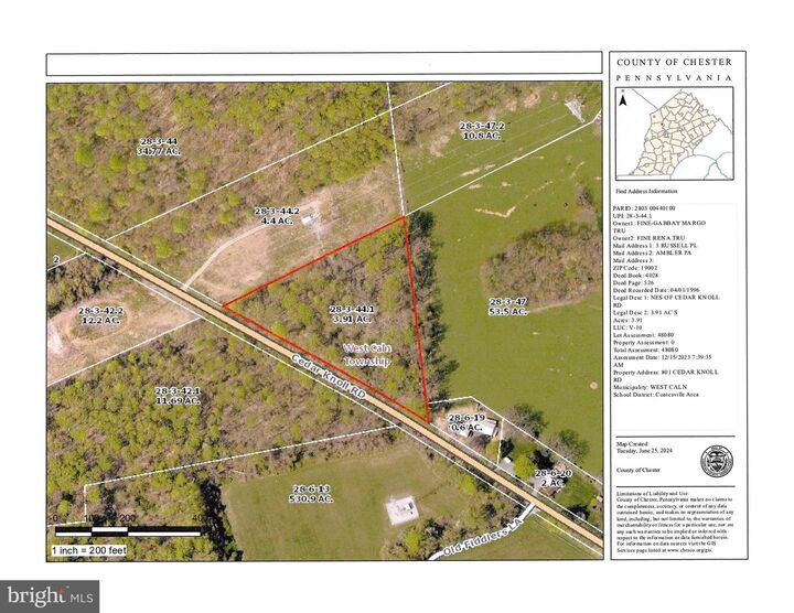 Property Photo:  801, 802 & 819 Cedar Knoll Road  PA 19320 