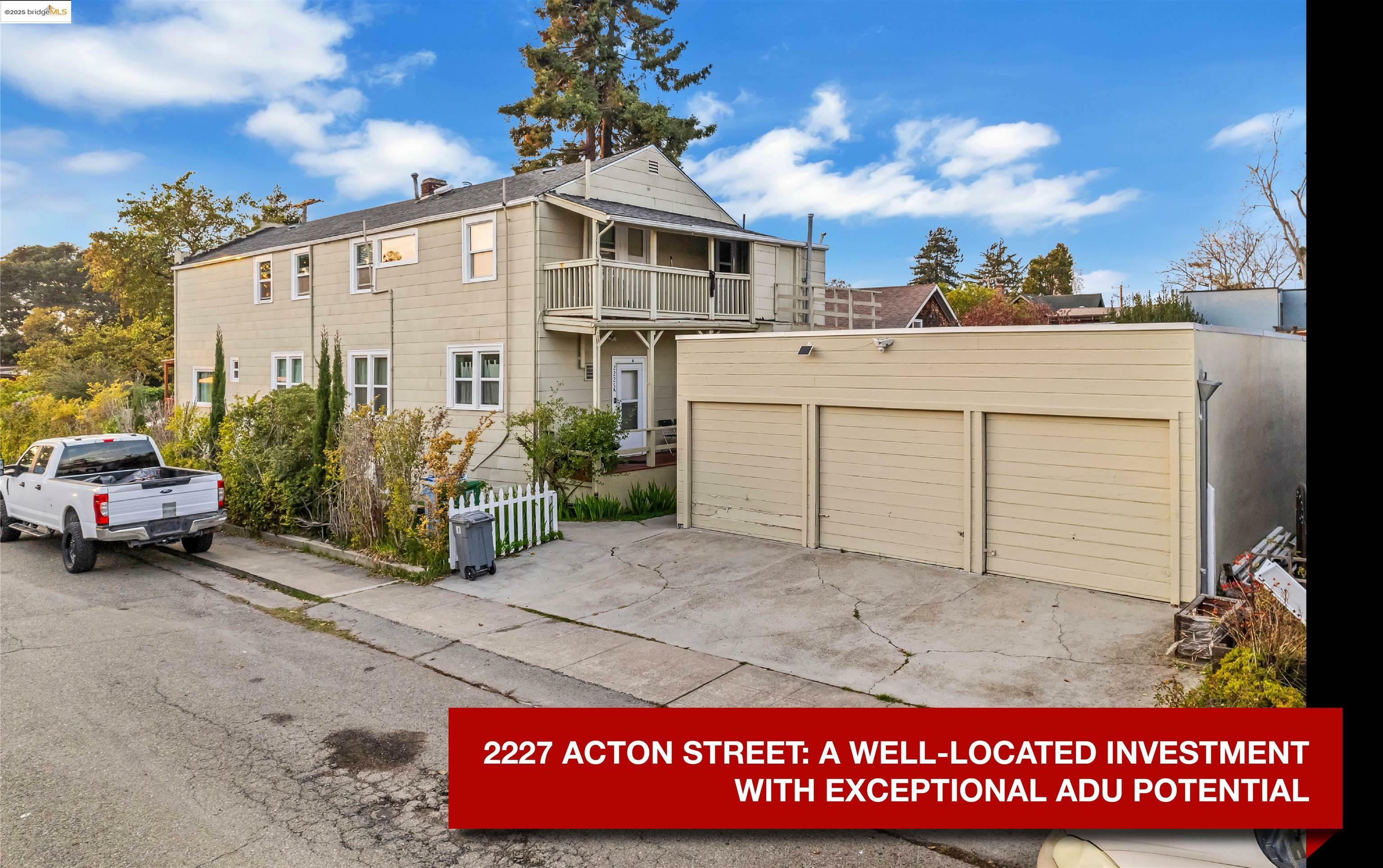 Property Photo:  2227 Acton Street  CA 94702 