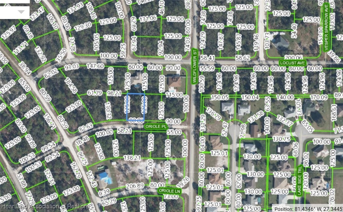 Property Photo: 3215 Oriole Place FL 33852