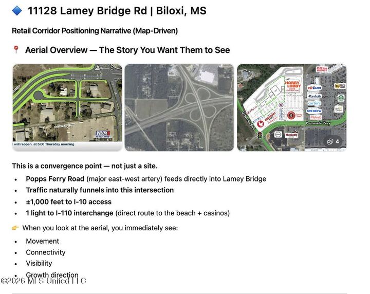 Property Photo:  11128 Lamey Bridge Road  MS 39540 