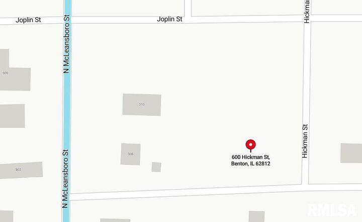 Property Photo:  600 Block Hickman Street  IL 62812 