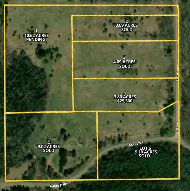 Property Photo:  Lot 4 - Xxxx Barrett Road  WI 54888 