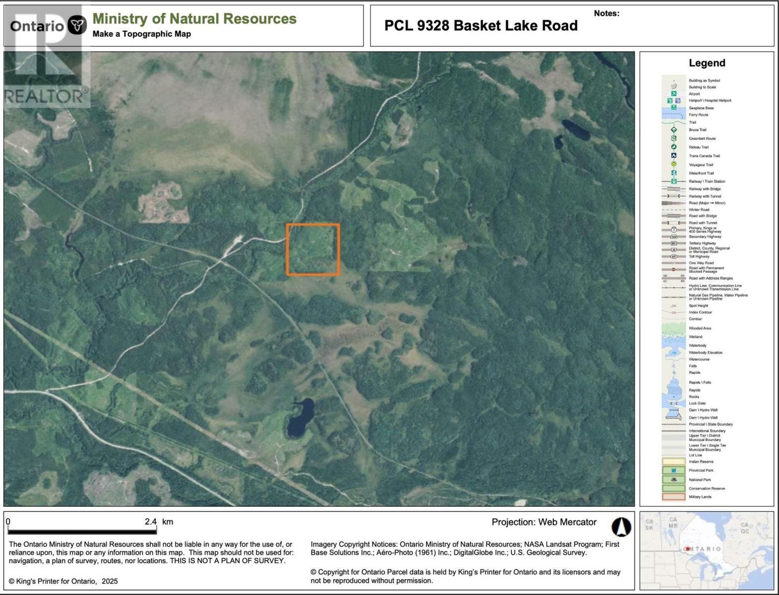 Property Photo:  Pcl 9328 Basket Lake Rd  ON P0T 1T0 