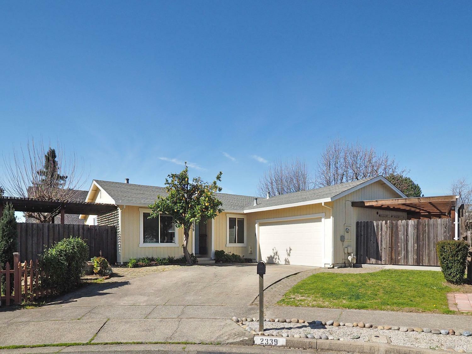 Property Photo: 2339 Baggett Court CA 95401