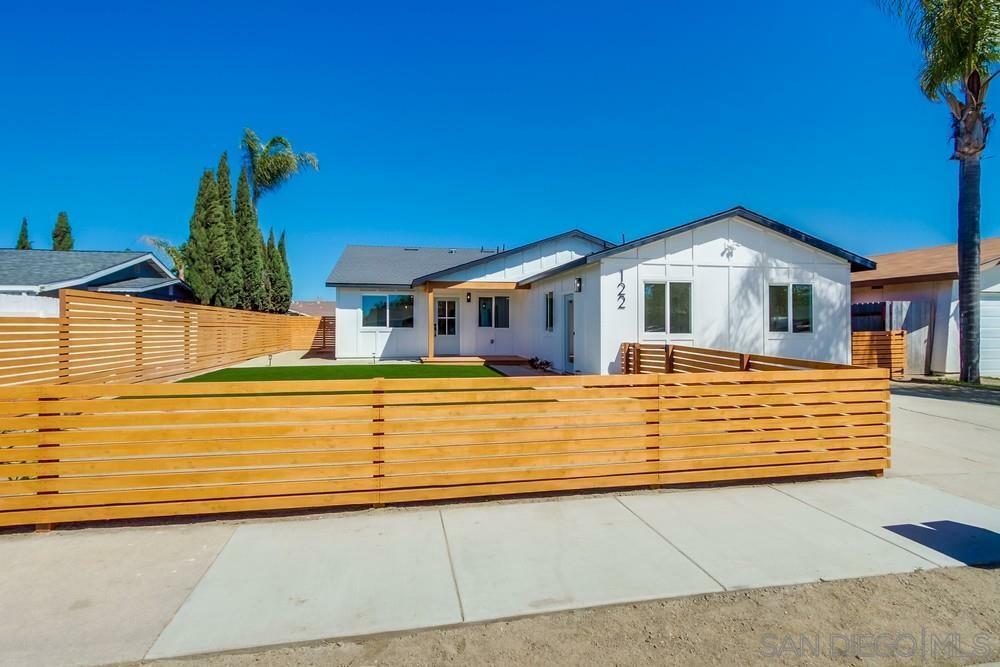 Property Photo: 122 Lancer Ave CA 92058