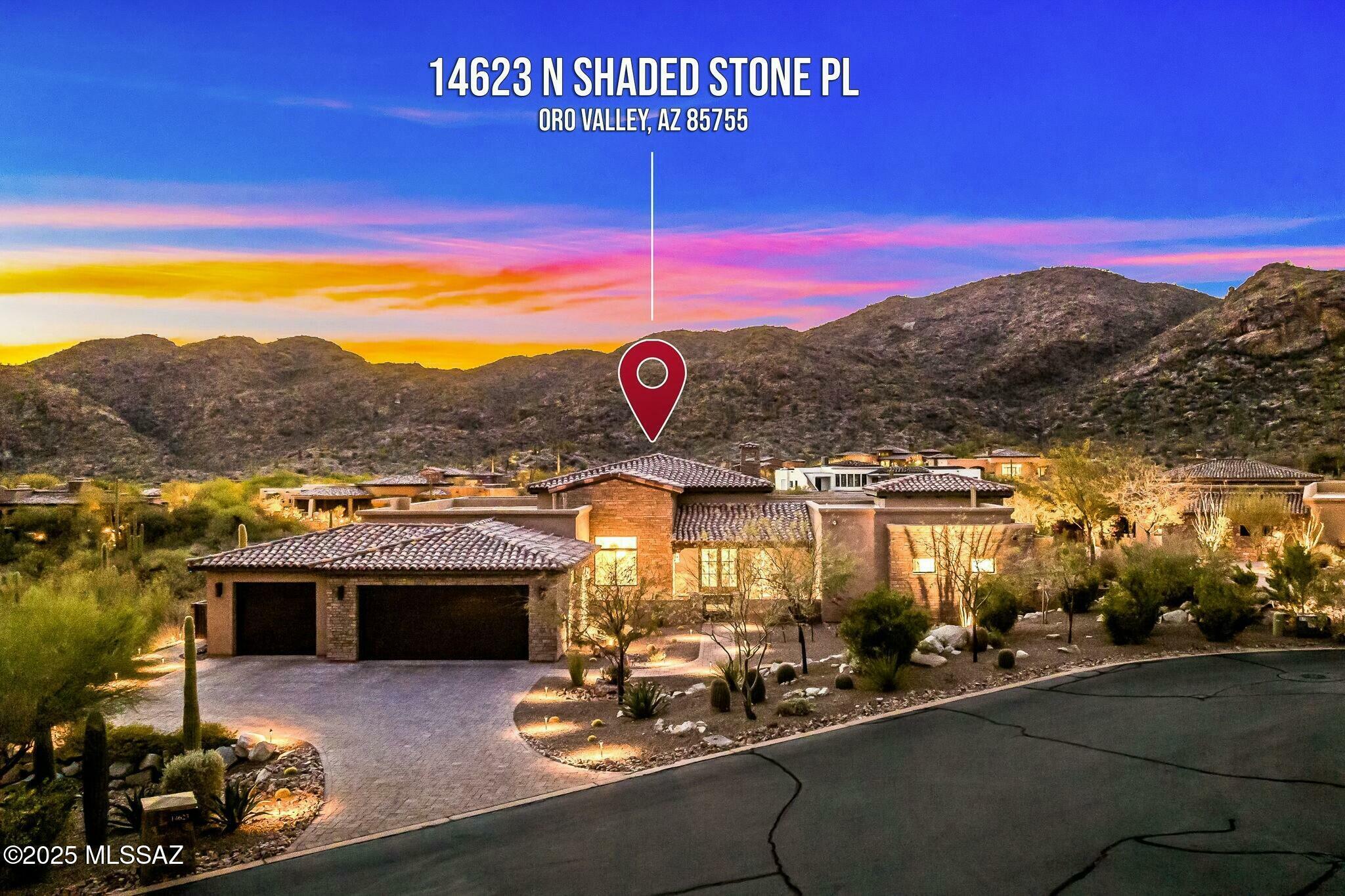 Property Photo: 14623 N Shaded Stone Place AZ 85755
