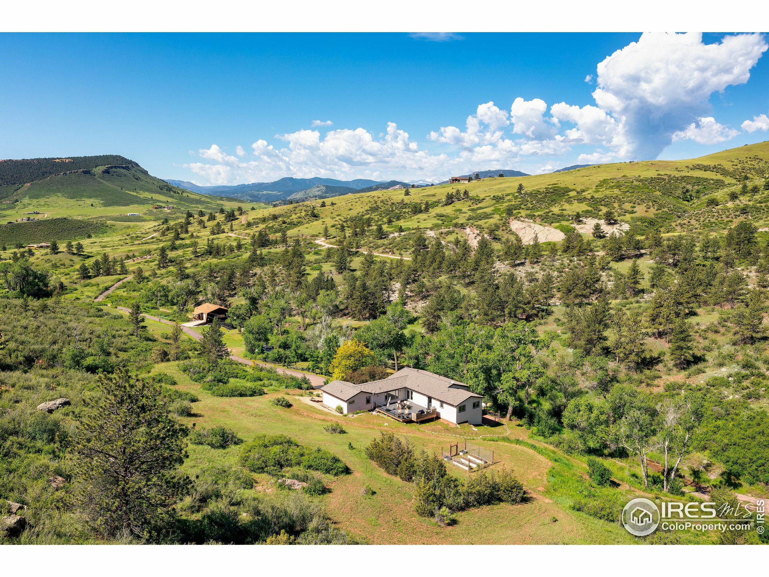 Property Photo: 1200 Ponderosa Hill Rd CO 80540