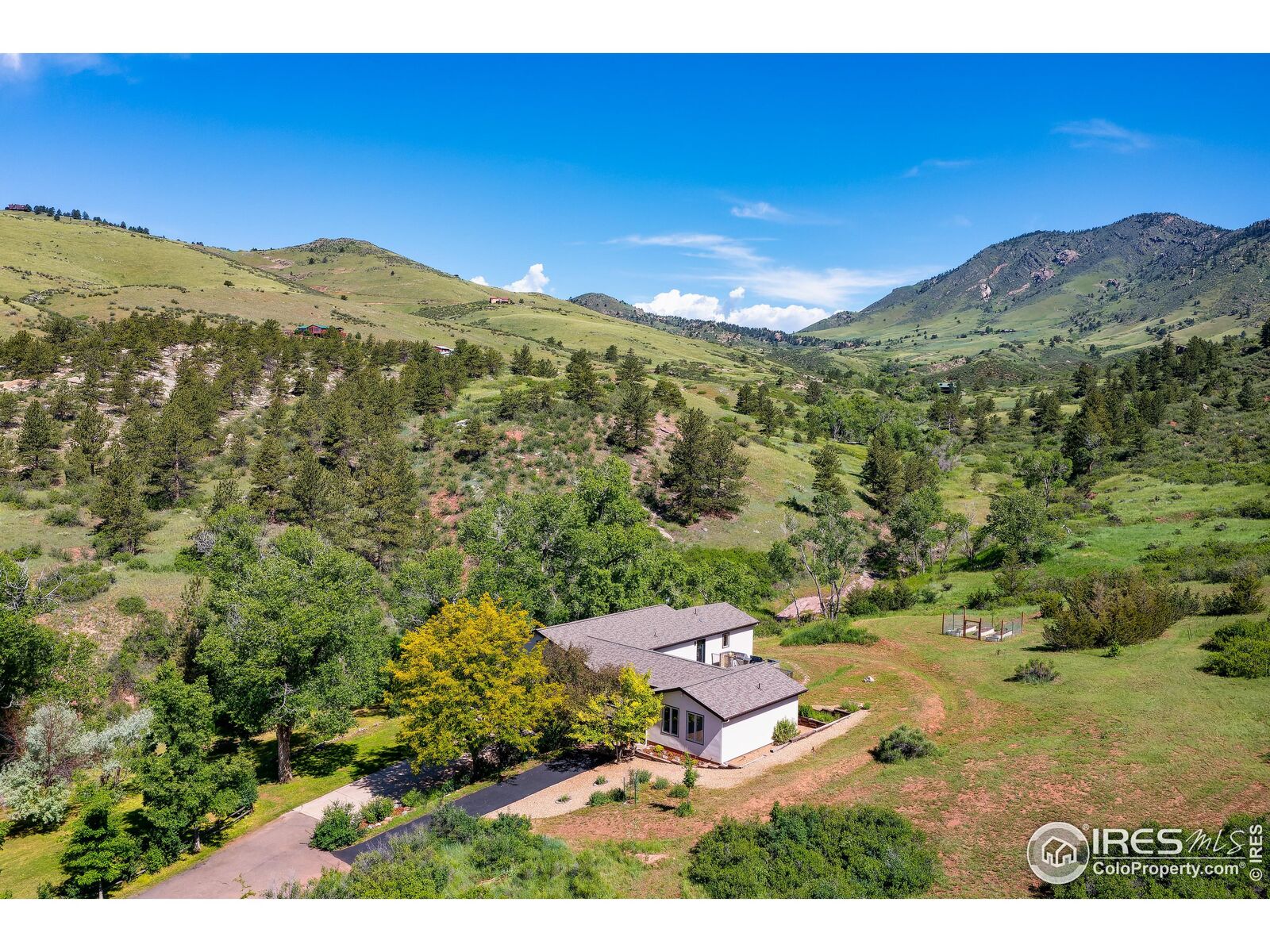 Property Photo: 1200 Ponderosa Hill Rd CO 80540