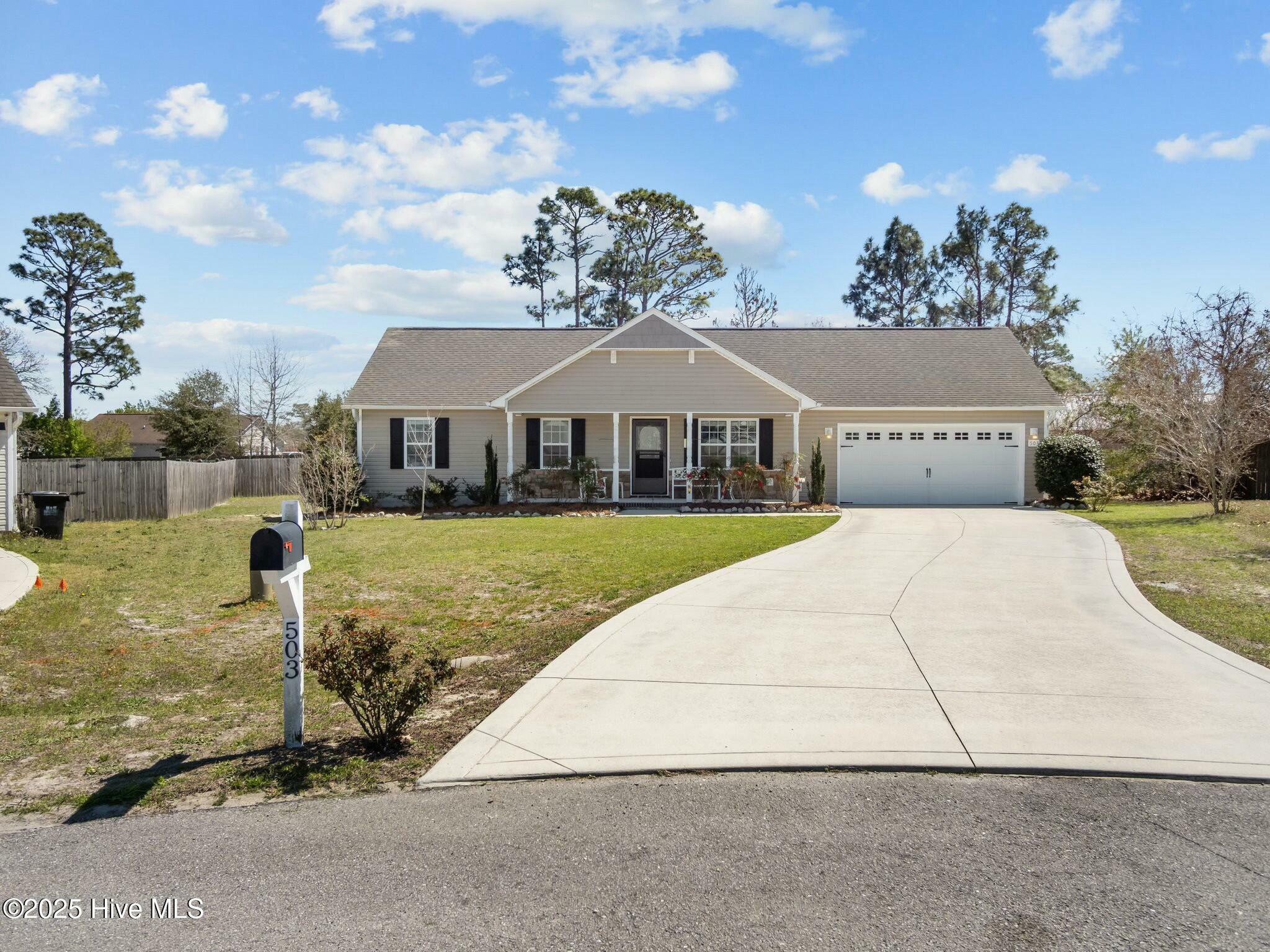 Property Photo: 503 Waldorf Court NC 28539
