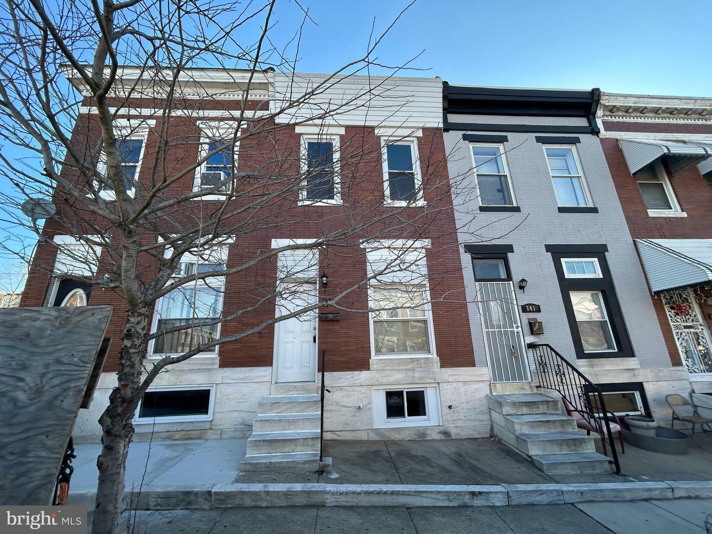 Property Photo: 743 N Kenwood Avenue MD 21205