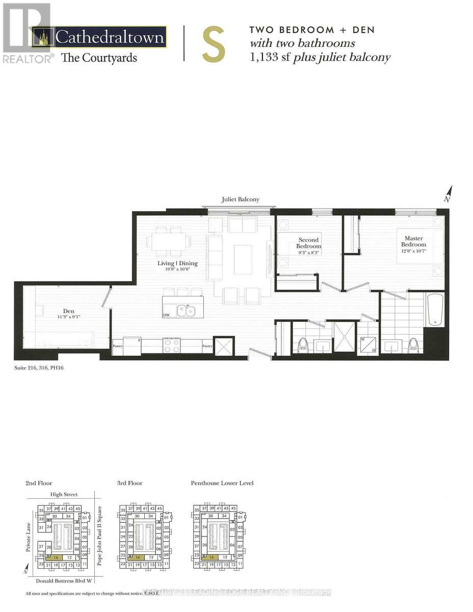 Property Photo: 101 Cathedral High Street 216 ON L6C 0P1