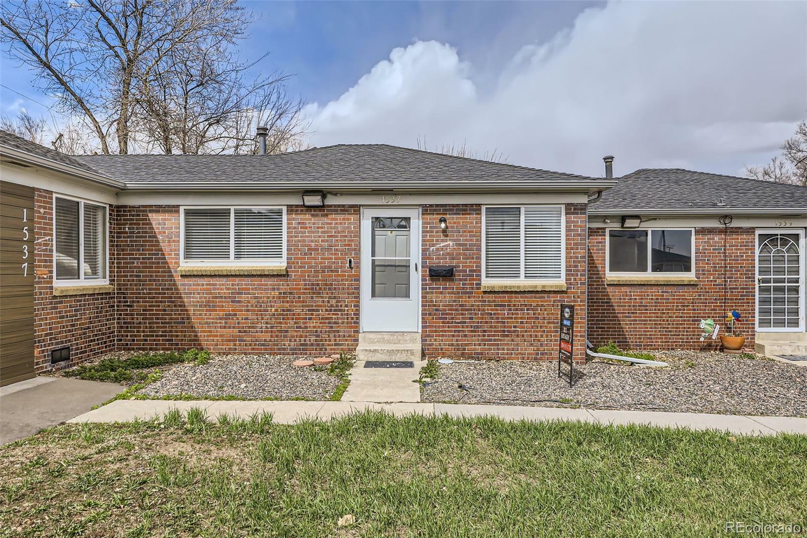 Property Photo: 1537 Xenia Street CO 80220
