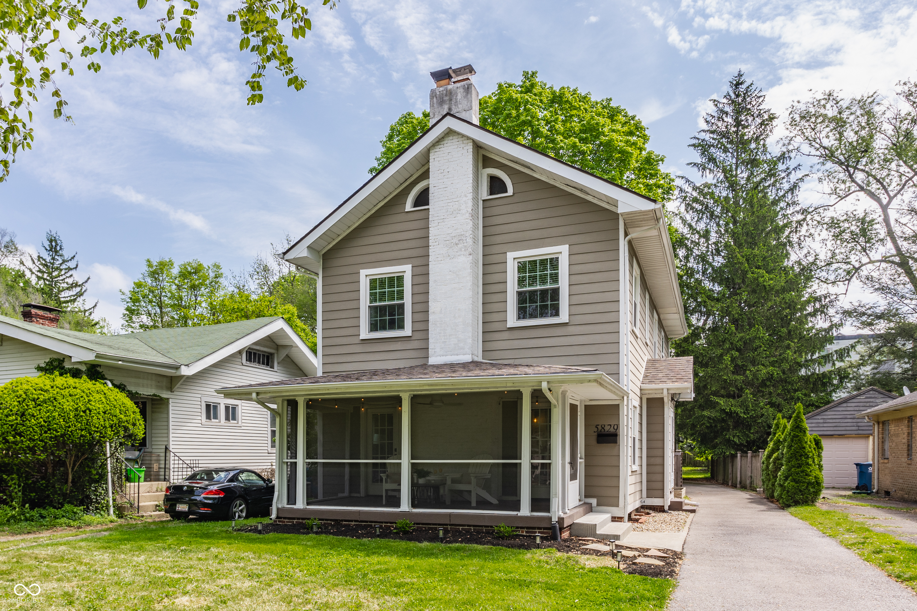 Property Photo: 5829 Broadway Street IN 46220