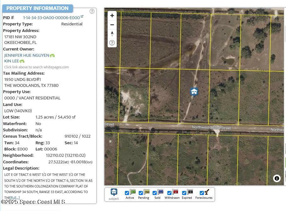 Property Photo: 17181 NW 302nd Street FL 34972