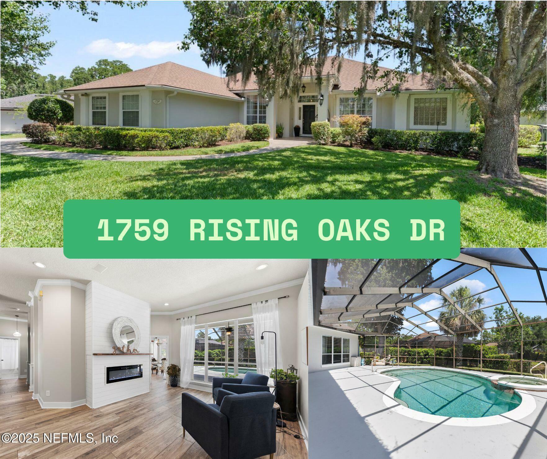 Property Photo: 1759 Rising Oaks Drive FL 32223