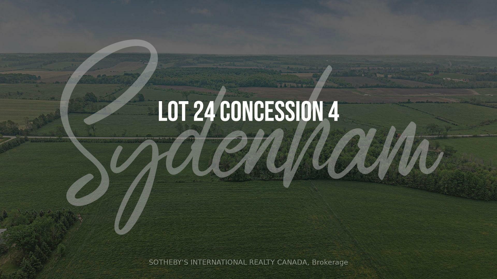 Property Photo: Lt24 Con 4 Sydenham N/A ON N0H 1B0