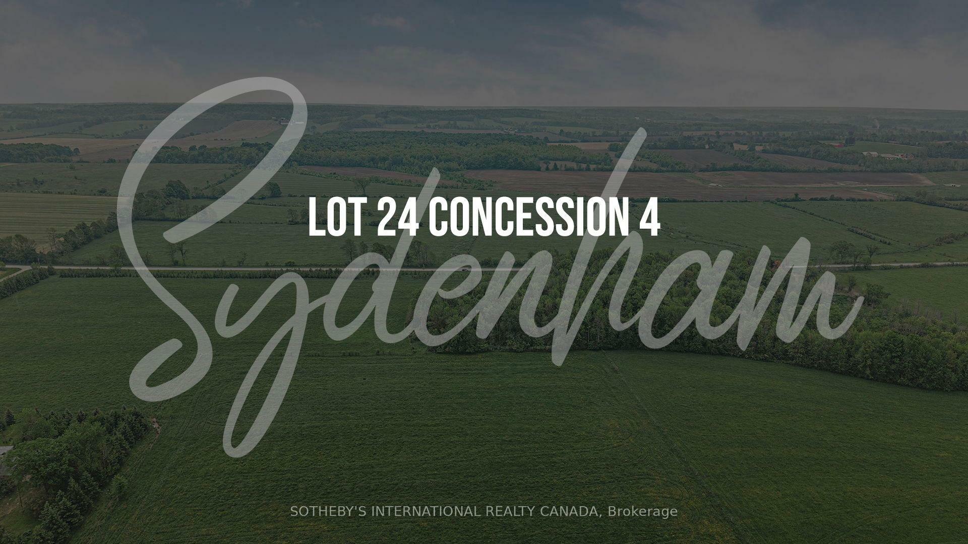 Property Photo: Lt24 Con 4 Sydenham N/A ON N0H 1B0