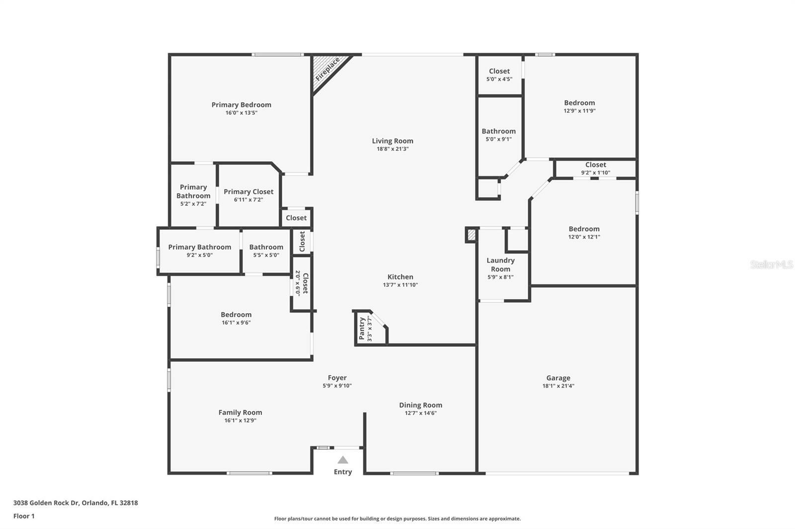 Property Photo: 3038 Golden Rock Drive FL 32818